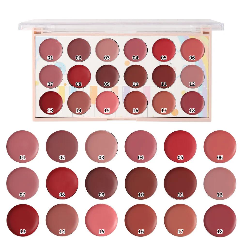 18 Colors Matte Lipstick Palette