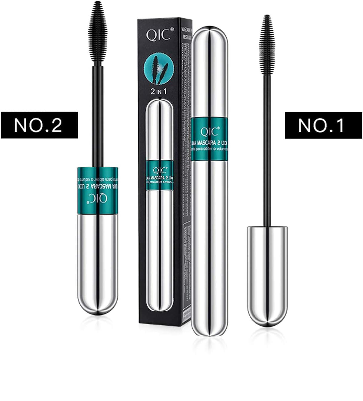 2 In 1 Waterproof Mascara
