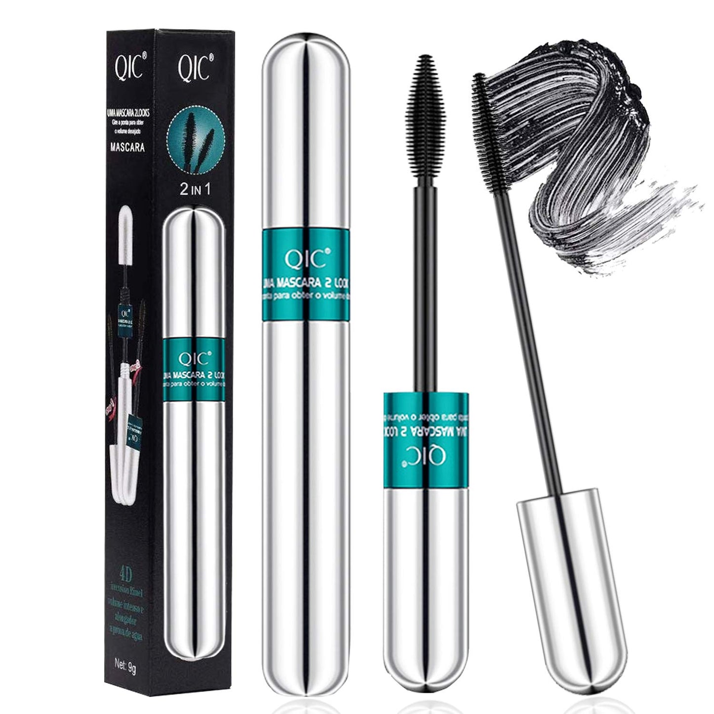 2 In 1 Waterproof Mascara