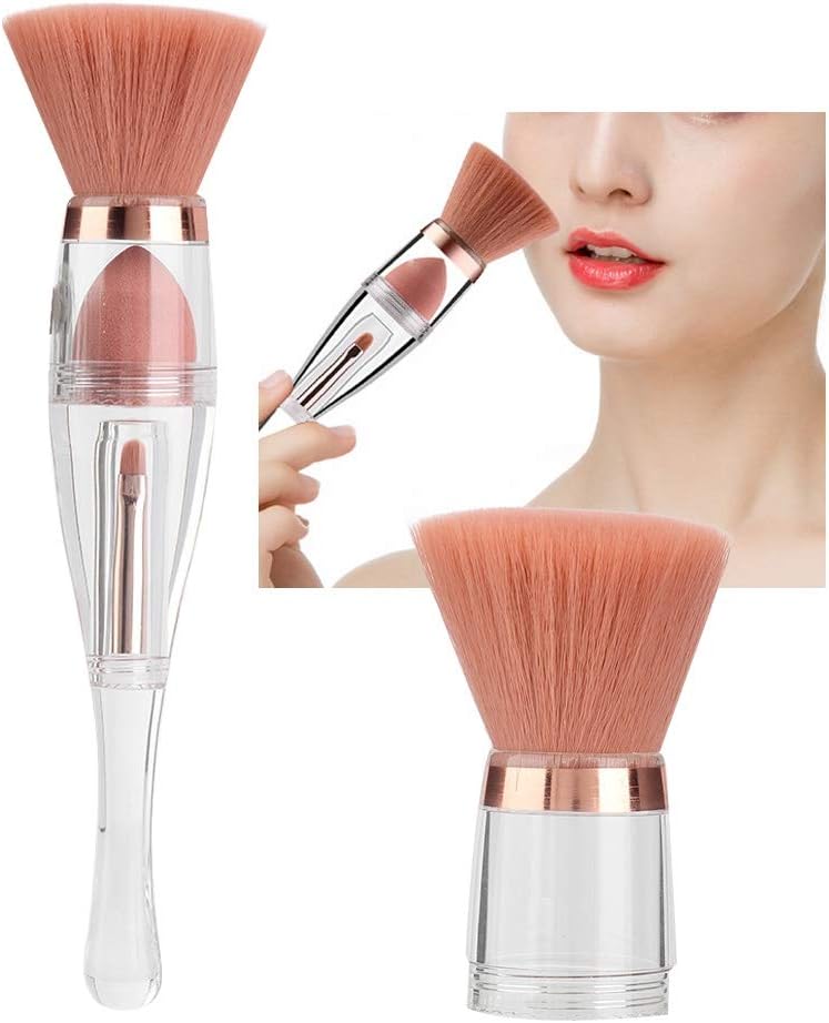 3 in 1 Portable Makeup Brush