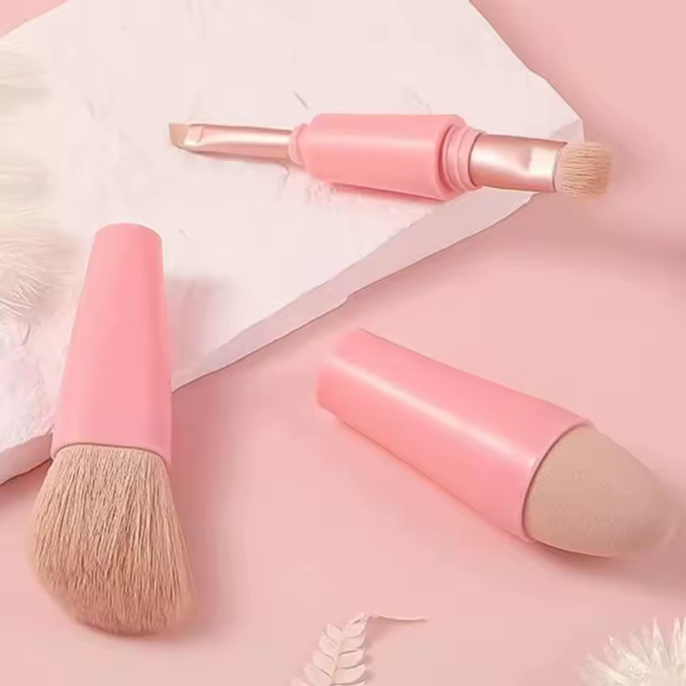 4-in-1 Makeup Brush Multi-Tasker