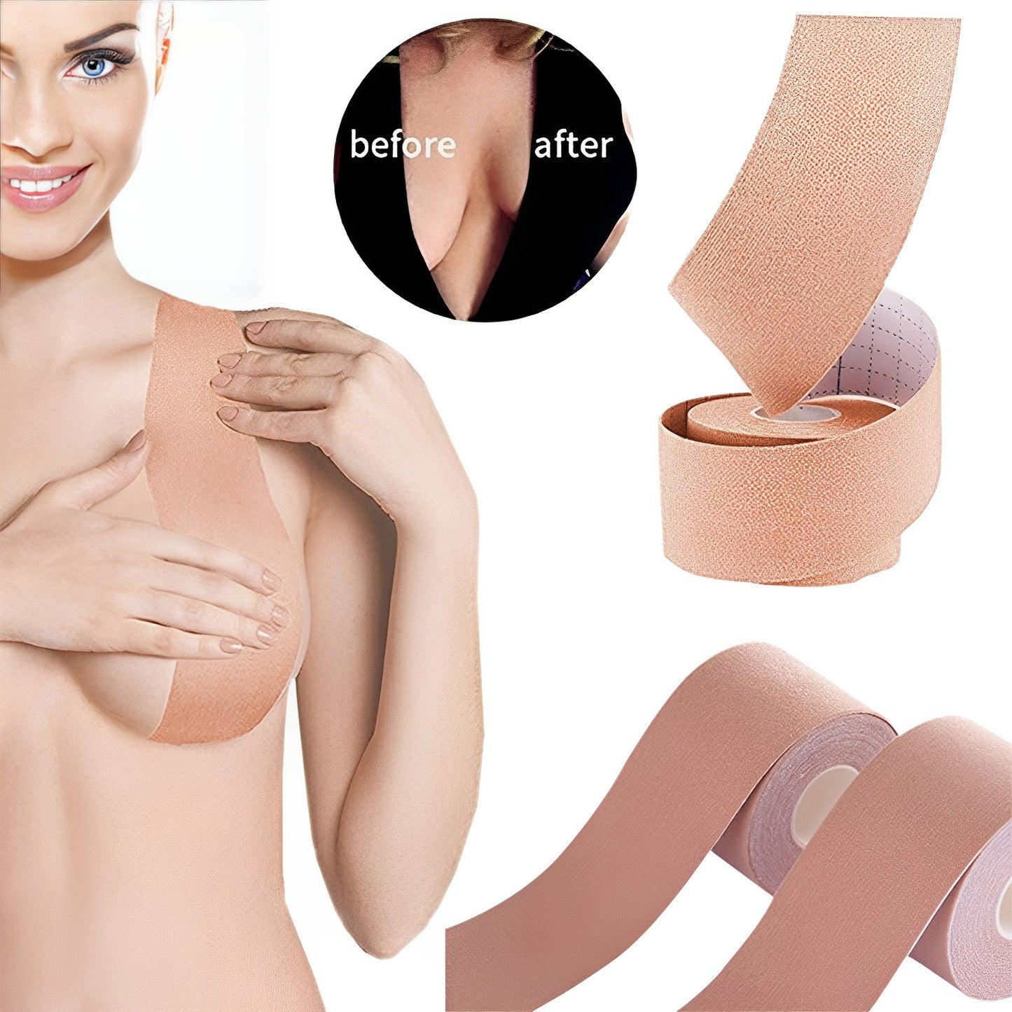Bra tape push up