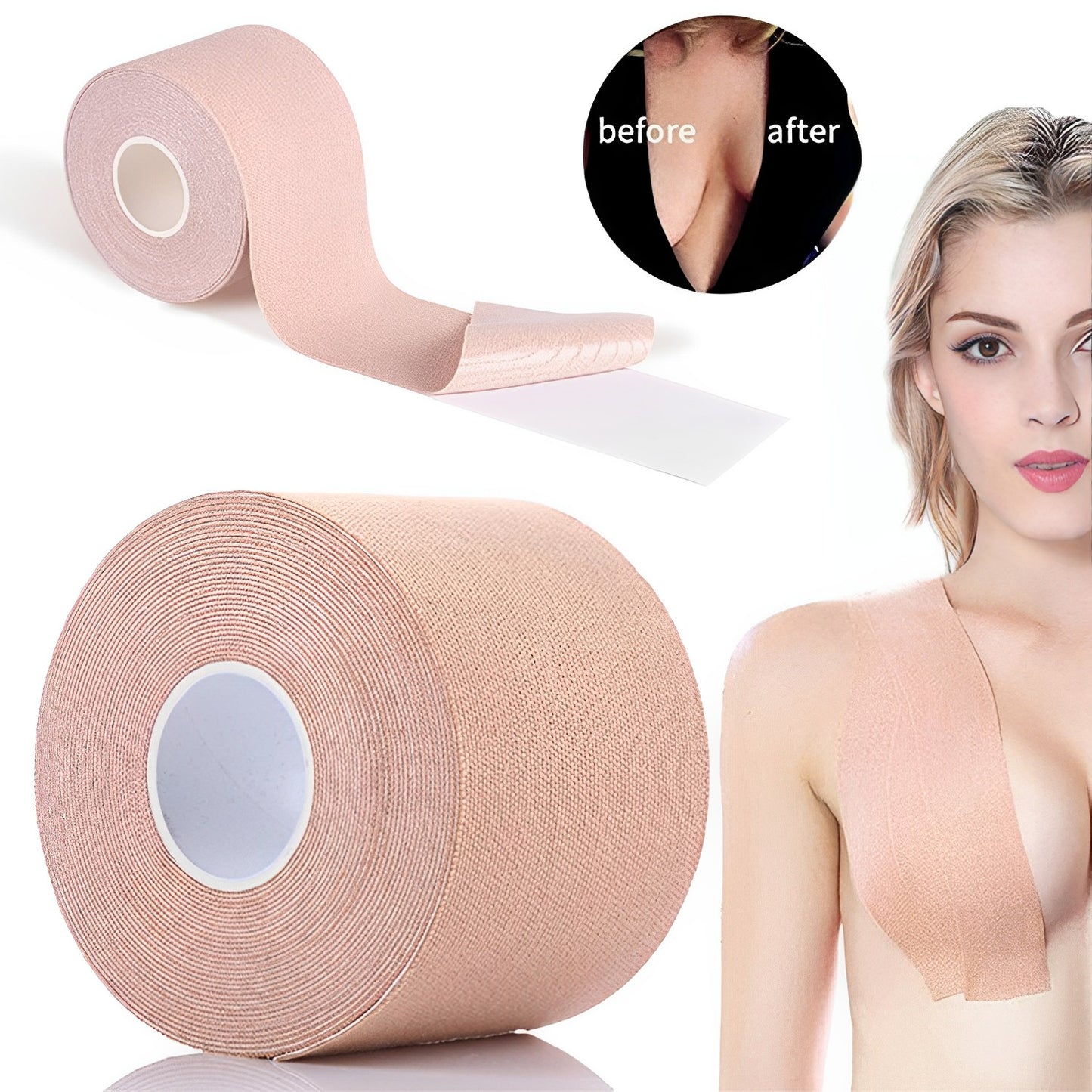 Bra tape push up
