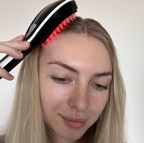 Electric Hair Massager With Red Light
