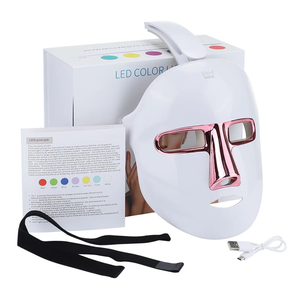 7 Colors Led Facial Mask