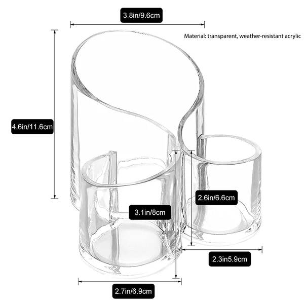 Acrylic Brush Holder