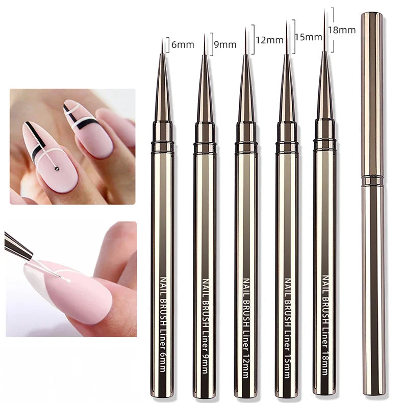 Nail Liner Brush Set