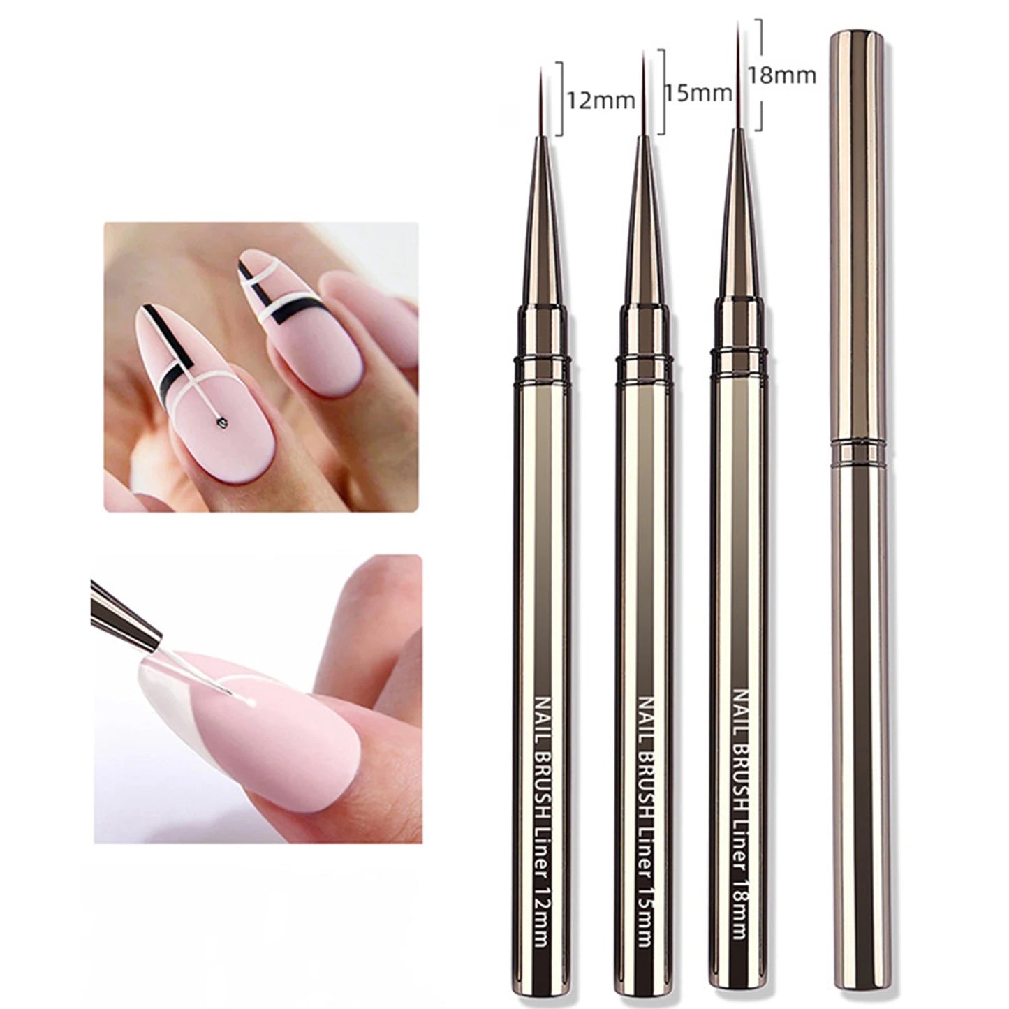 Nail Liner Brush Set