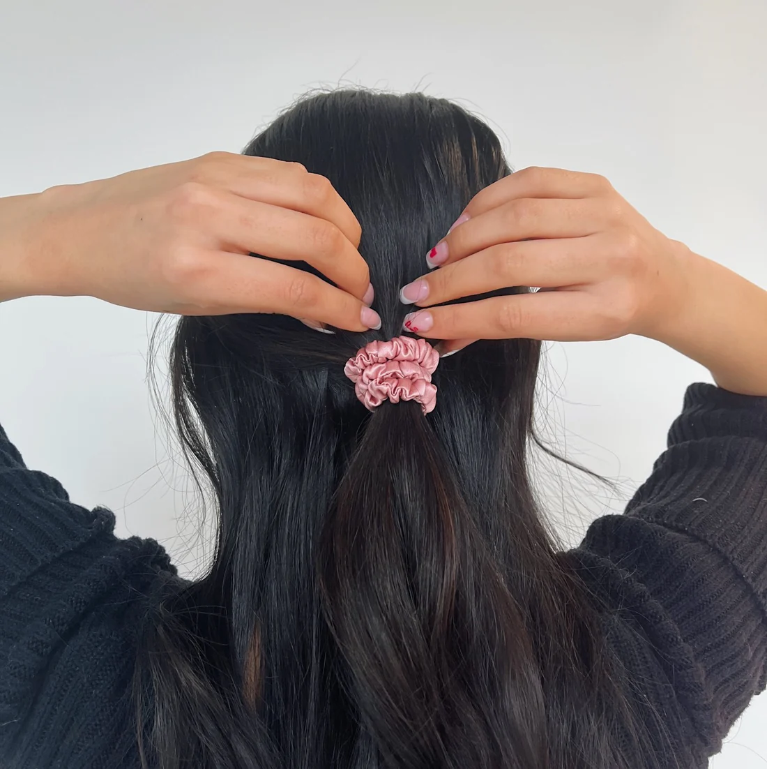 Satin hair tie