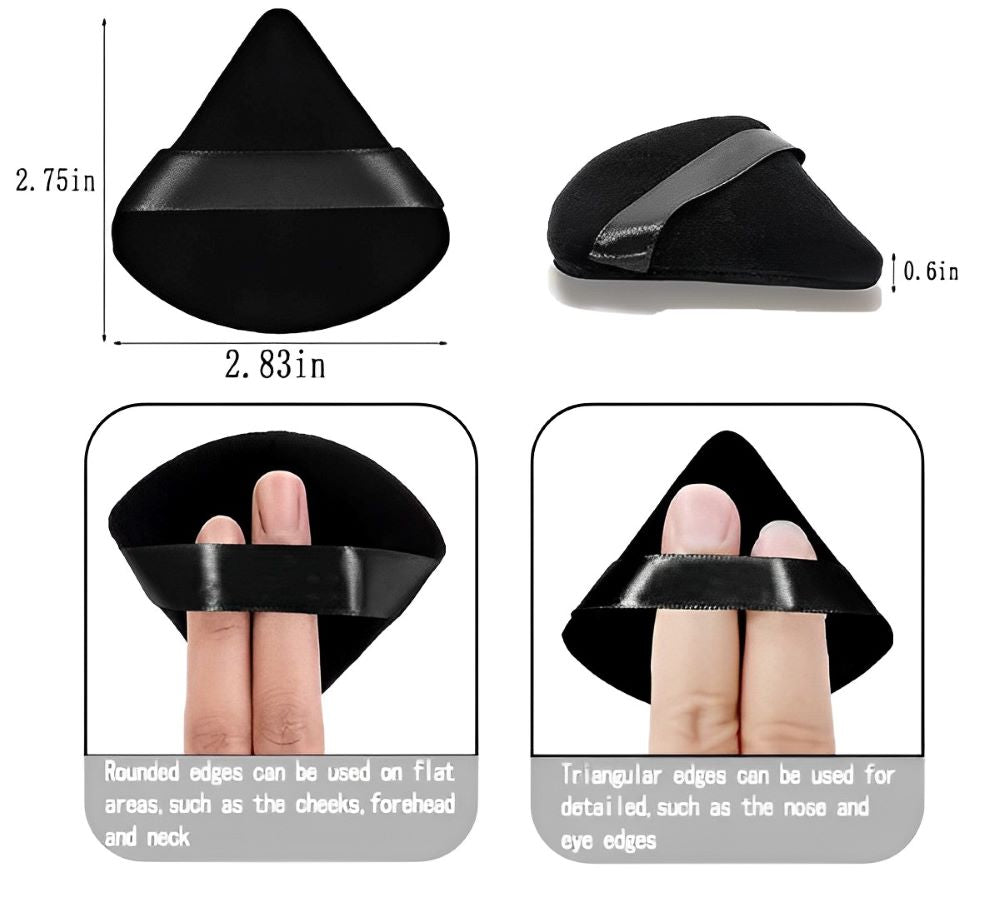 Triangle Powder Puffs