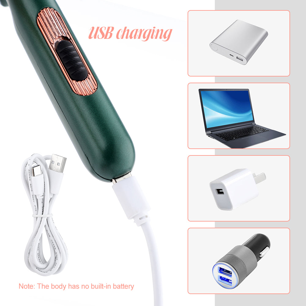 Hair Straightening Brush - USB Portable Electric Brush
