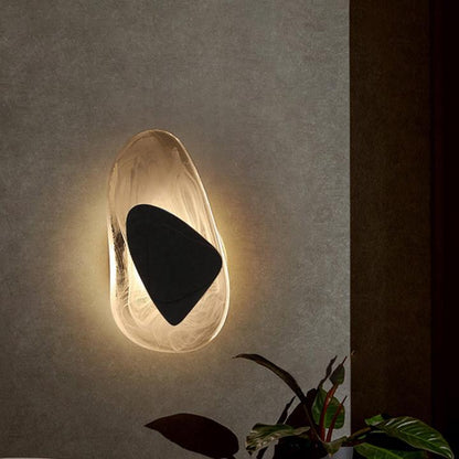 Luxurious Glass Panel Wall Light