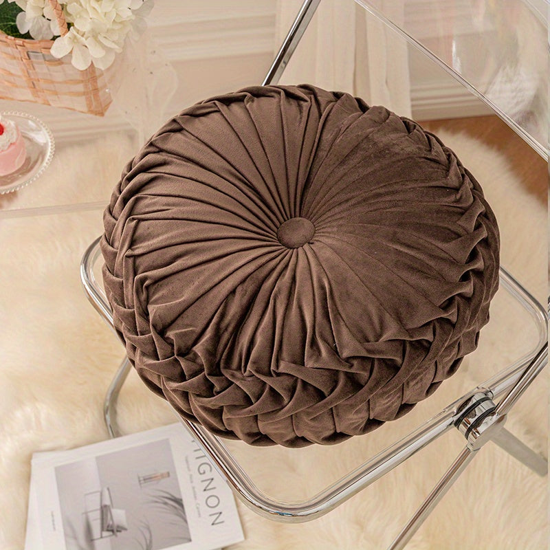 Plush Round Pillow for Warm Home Decor