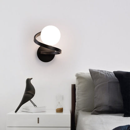 Modern Metal Arc Wall Lamp
