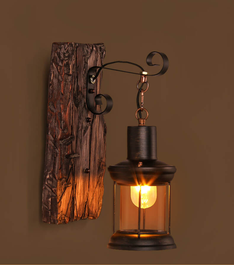 Elegant Metal and Glass Wall Lamp - Glamry