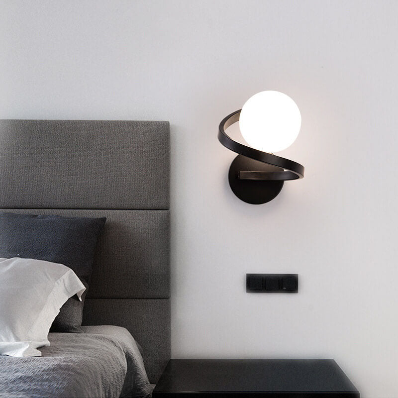 Modern Metal Arc Wall Lamp