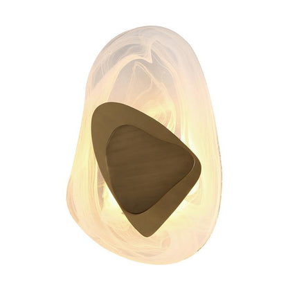 Luxurious Glass Panel Wall Light