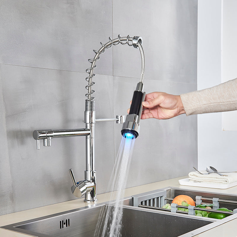 Dual Handle Kitchen Sink Faucet - Glamry
