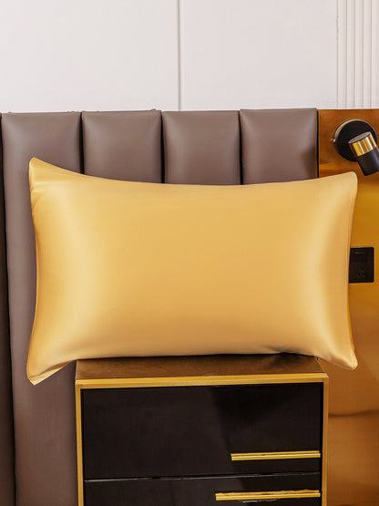 Soft Mulberry Silk Pillowcase with Zipper Closure