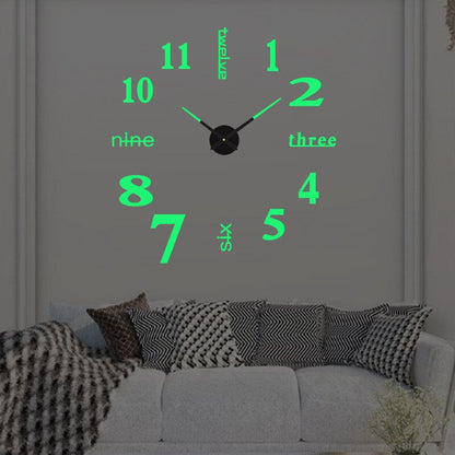 Large Decorative Round Wall Clock