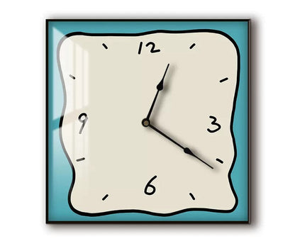 Unique Modern Metal Wall Clock