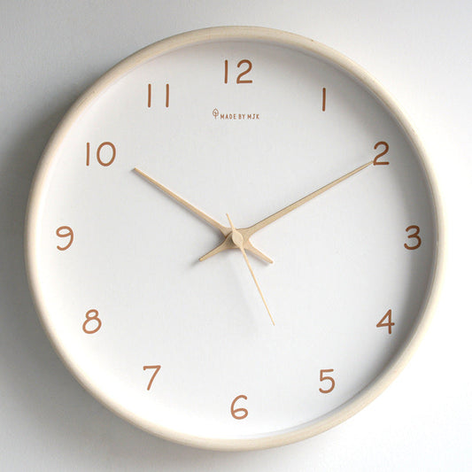Natural Wood Traditional Wall Clock - Glamry