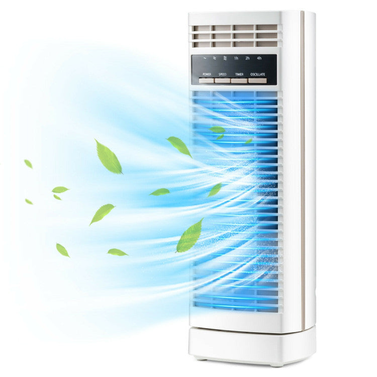 Compact 14-inch Office Tower Fan with Timer - Glamry