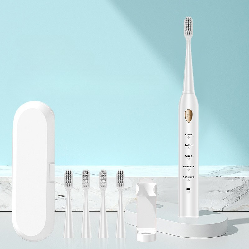 Electric Toothbrush with Replaceable Heads