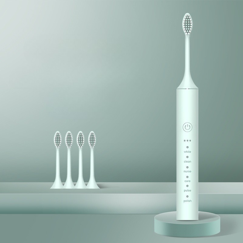 Electric Toothbrush with Replaceable Heads
