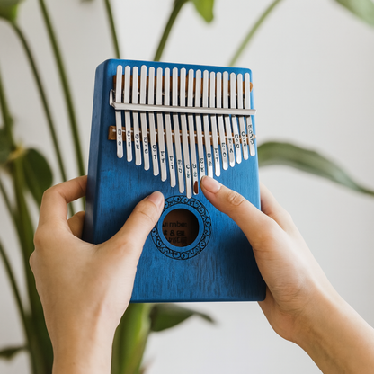 Portable 17-Key Kalimba Thumb Piano Wooden Instrument - Glamry