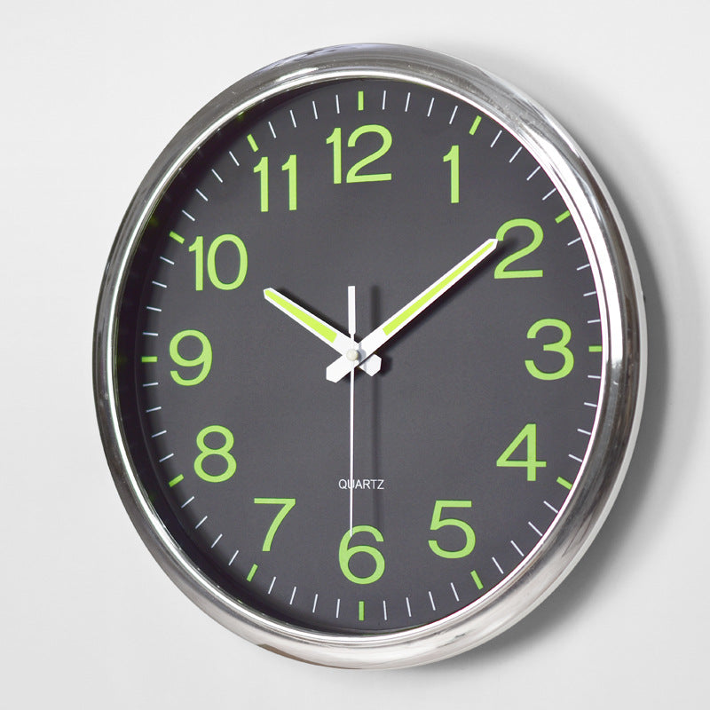 Slim Backlit Quiet Wall Clock - Glamry