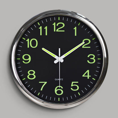 Slim Backlit Quiet Wall Clock