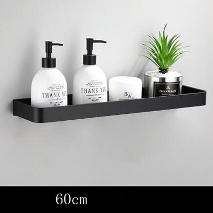 Sleek Metal Wall Mounted Shelf