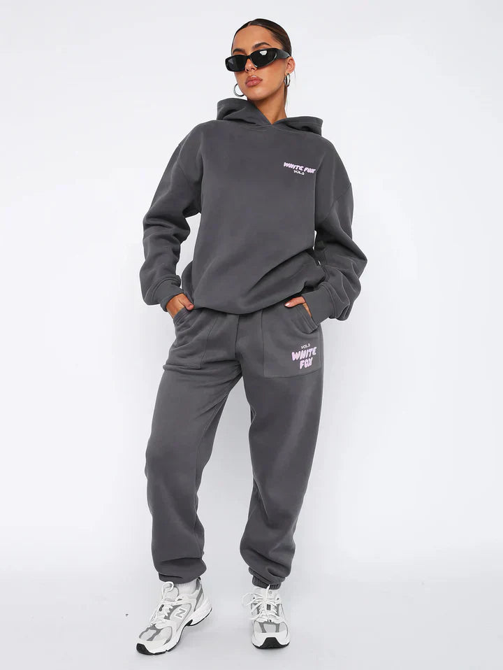 Stylish Women's Athletic Hoodie Set