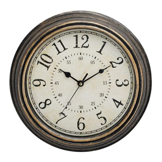 Classic Rustic Wooden Wall Clock - Glamry