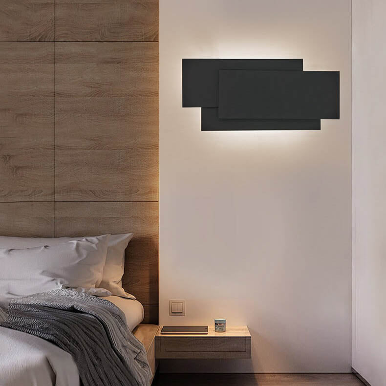 Sleek Layered LED Wall Lamp