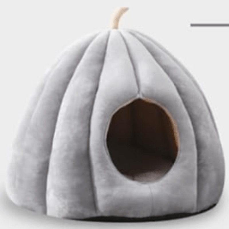 Warm Plush Cat Bed for Winter Comfort