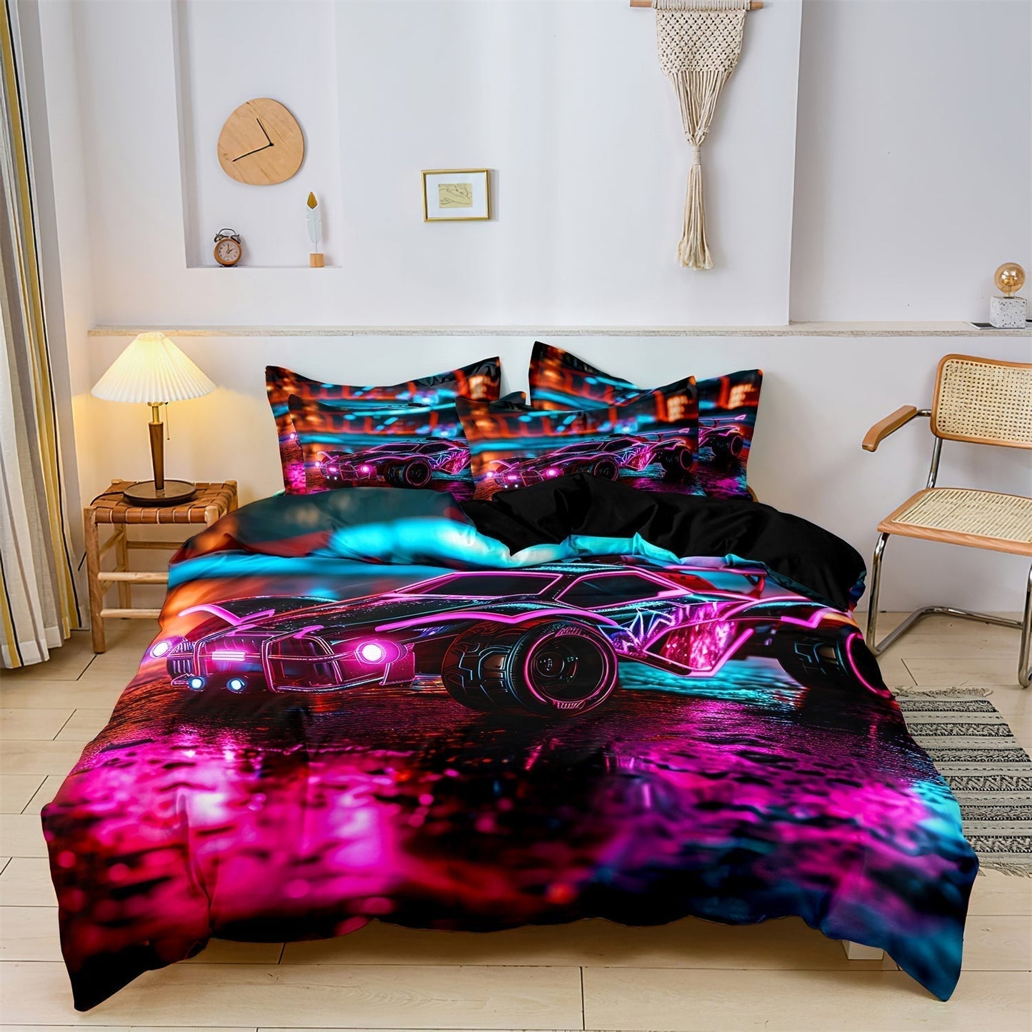 Bright Racing Car Bedding Set - Glamry