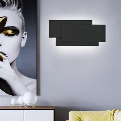 Sleek Layered LED Wall Lamp