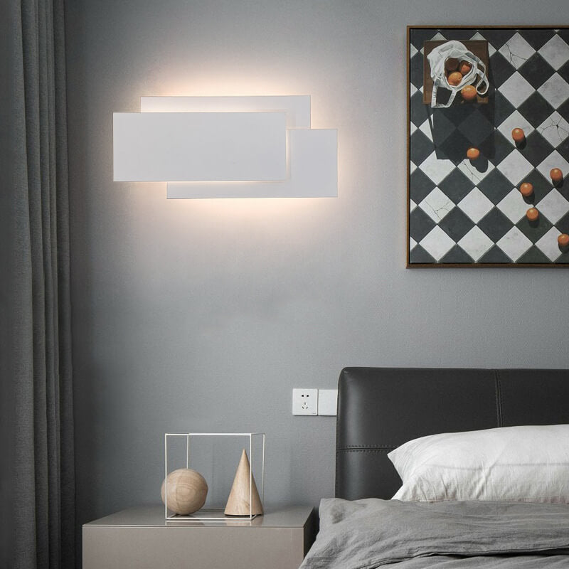 Sleek Layered LED Wall Lamp