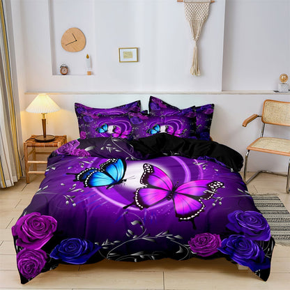 Colorful Kids Butterfly Bedroom Set - Glamry