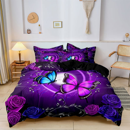 Colorful Kids Butterfly Bedroom Set - Glamry