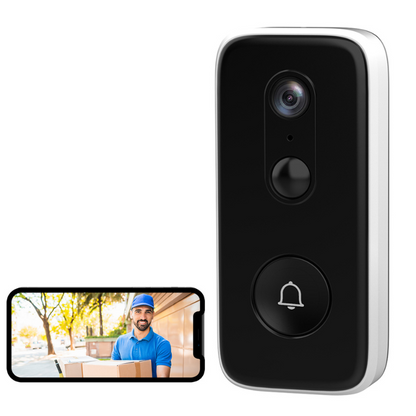 Wireless Smart Doorbell with HD Video - Glamry