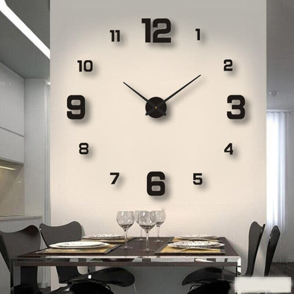 Large Decorative Round Wall Clock - Glamry