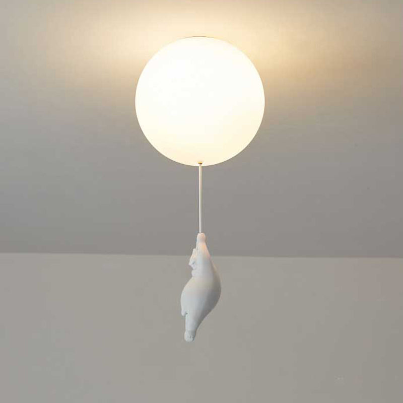 Fun Bear Cloud Ceiling Light for Children