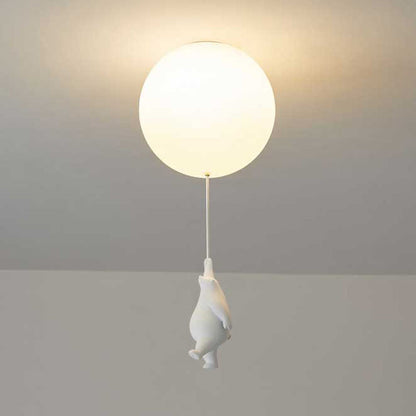 Fun Bear Cloud Ceiling Light for Children