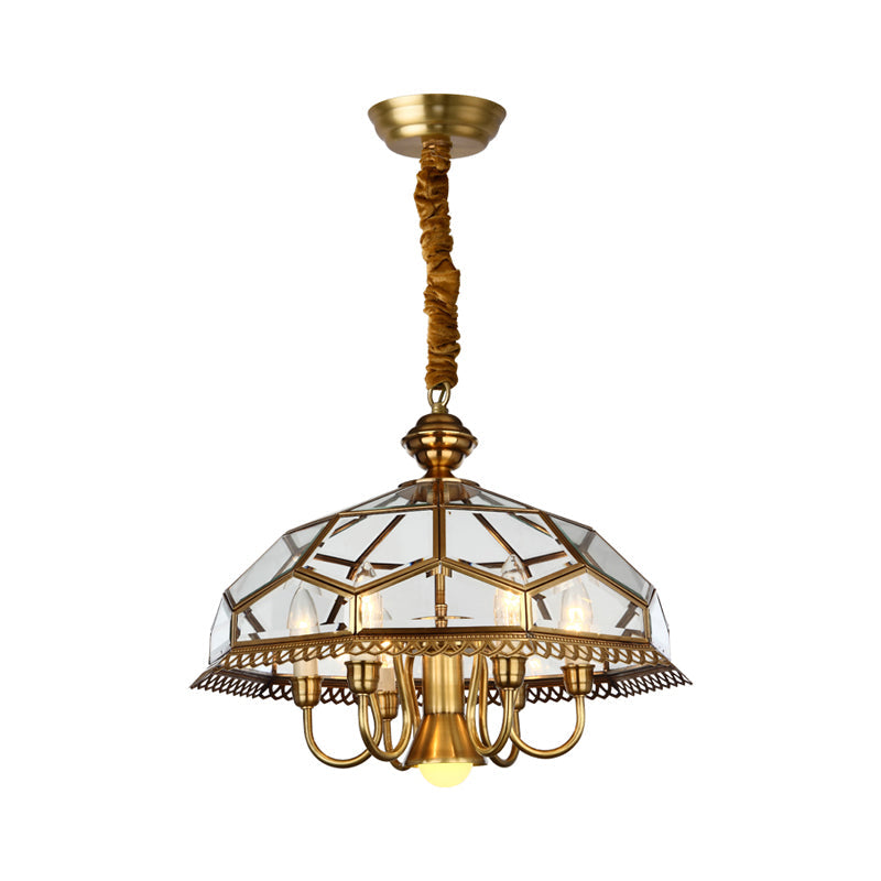Metallic Patterned Candle Holder