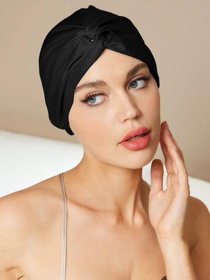 Soft Silk Sleep Cap for Women's Nightwear Comfort