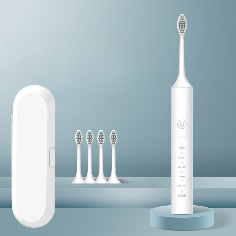 Electric Toothbrush with Replaceable Heads