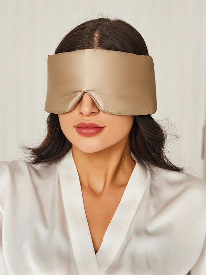 Soft Silk Sleep Mask with Pretty Floral Design